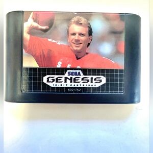 Sega Genesis Joe Montana II Sports Talk Football Game Cart